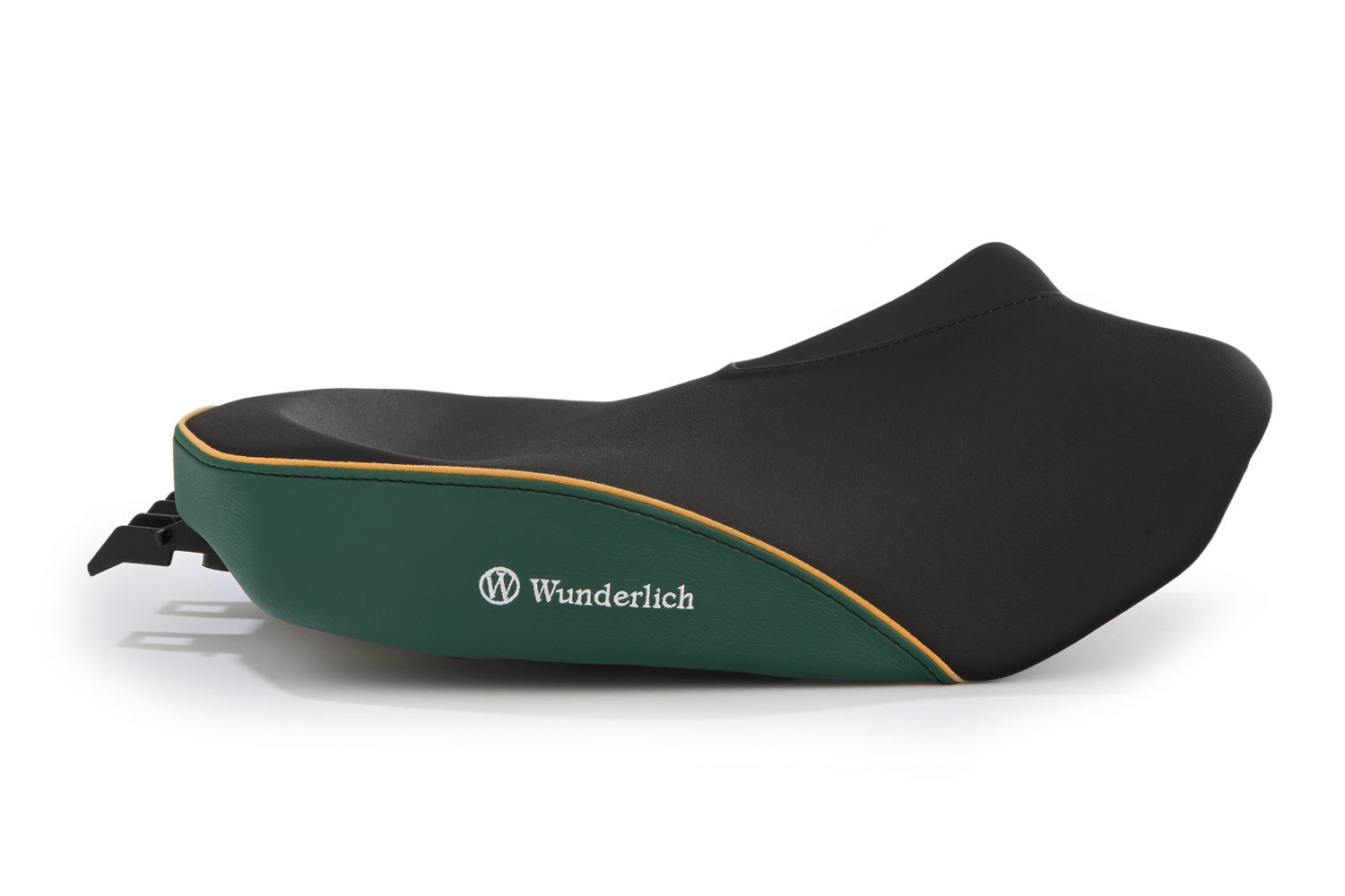Wunderlich Aktivkomfort Rider Seat with Heating Smart Plug & Play High | Green Gold - Pyramid Motorcycle Accessories