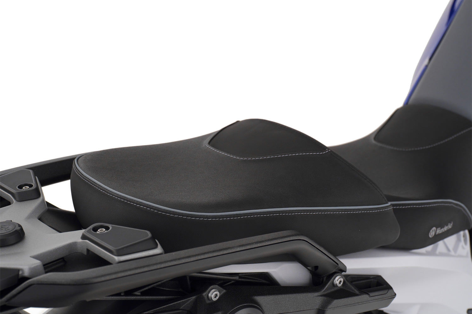 Wunderlich Passenger Seat Aktivkomfort With Seat Heating Smart Queens-edition Standard | Black - Pyramid Motorcycle Accessories