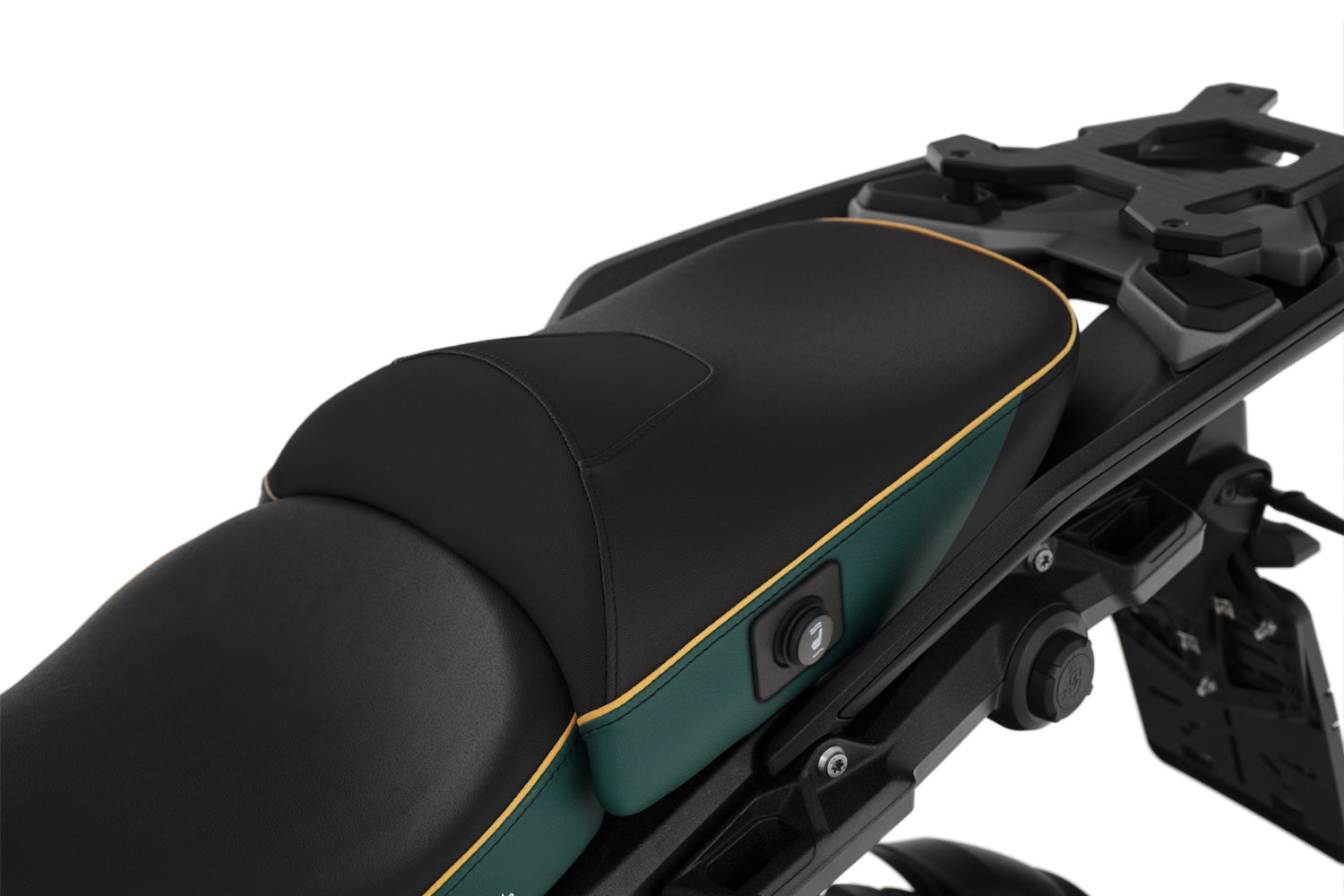 Wunderlich Passenger Seat Bench Aktivkomfort Queens-Edition Standard | Black | BMW R 1300 GS - Pyramid Motorcycle Accessories