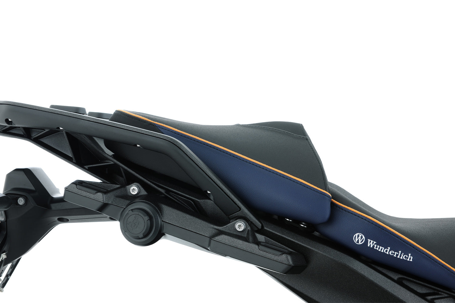 Wunderlich Passenger Seat Aktivkomfort with Smart heating Queens-Edition Standard | Green-Gold | BMW R 1300 GS - Pyramid Motorcycle Accessories