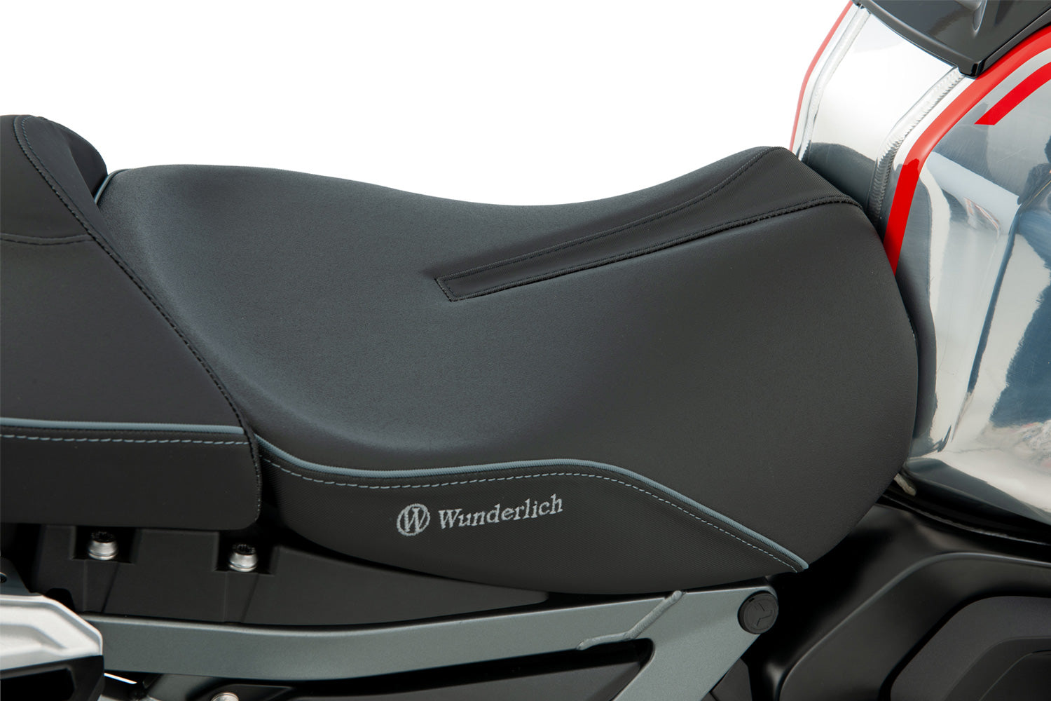 Wunderlich Aktivkomfort Rider Seat with Smart Plug & Play Heating Standard | Black - Pyramid Motorcycle Accessories