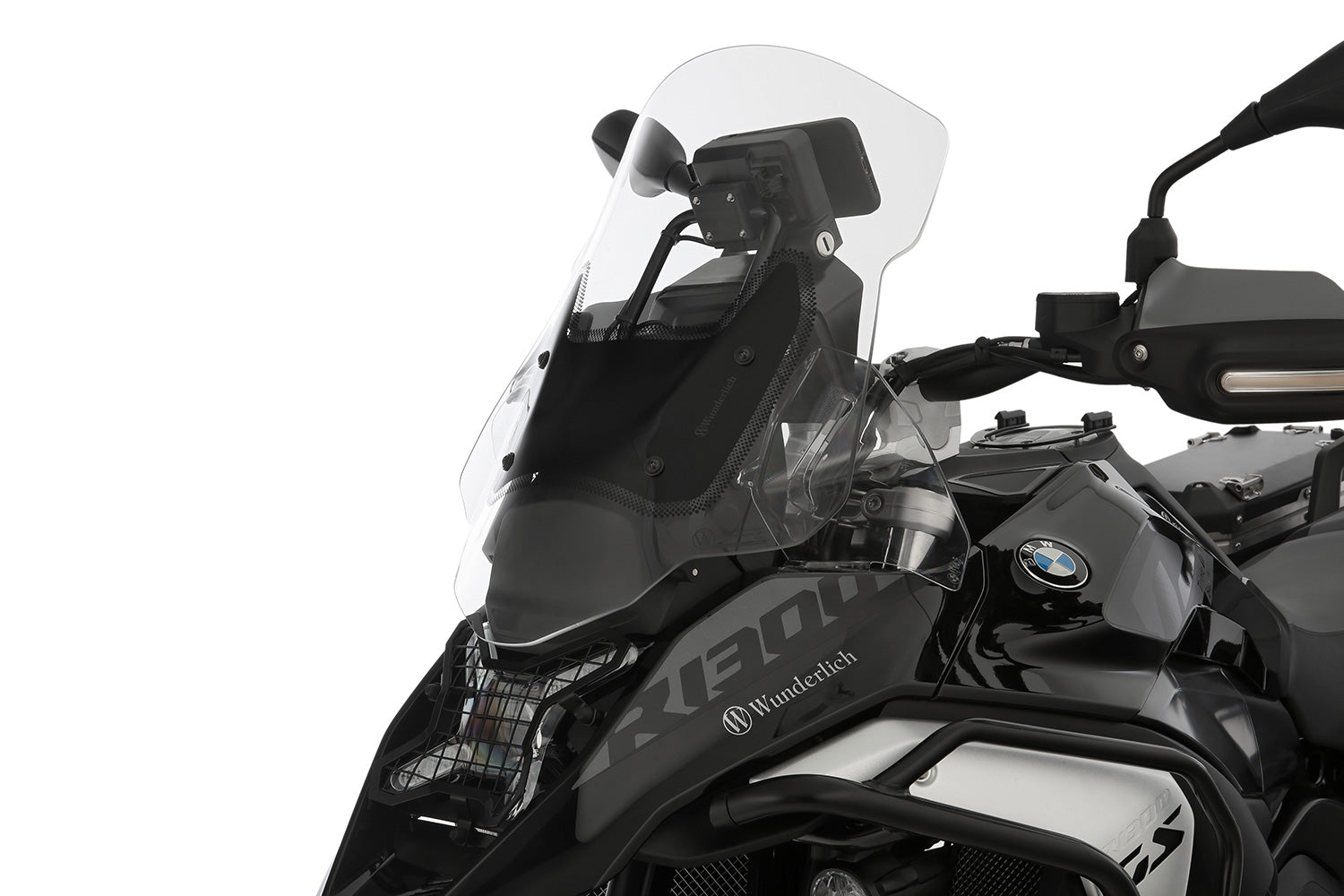 Wunderlich Marathon Windshield with Screen Mounting Bracket | Clear | BMW R 1300 R - Pyramid Motorcycle Accessories