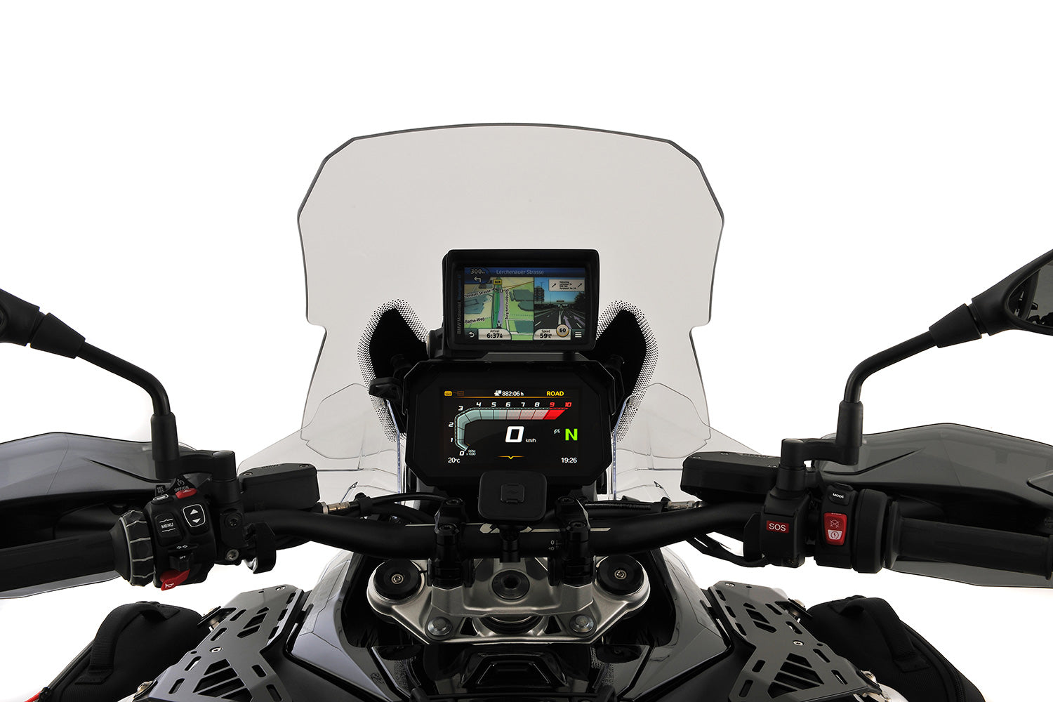 Wunderlich Windshield Marathon Pro Models with ACC | Clear | BMW R 1300 GS - Pyramid Motorcycle Accessories