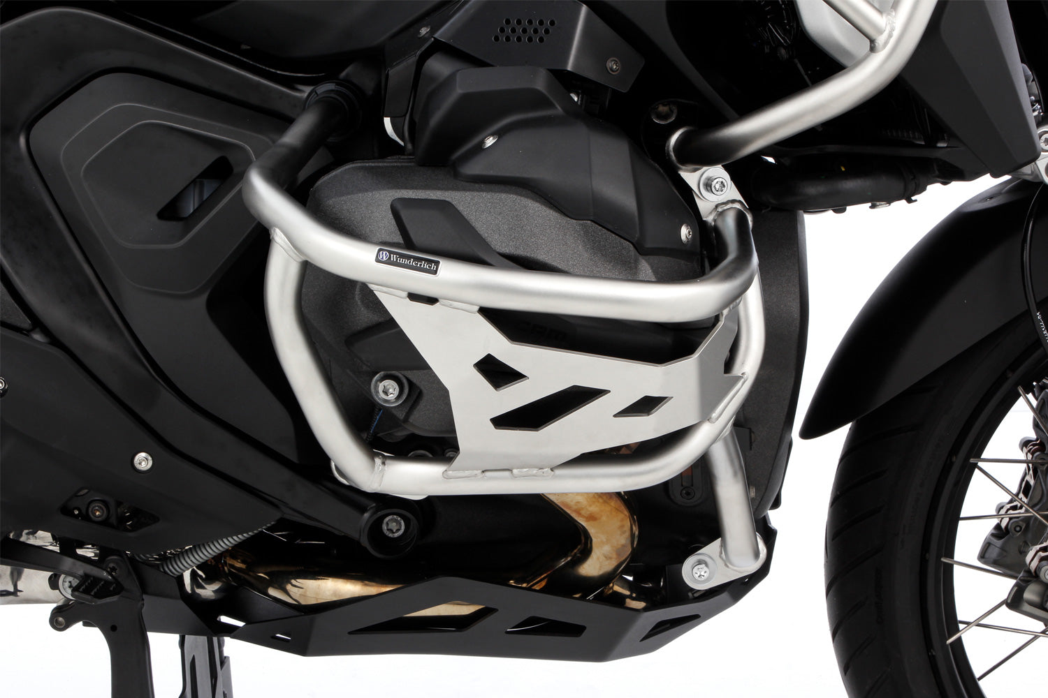 Wunderlich Engine Protection Bar Ultimate Va | Silver - Pyramid Motorcycle Accessories