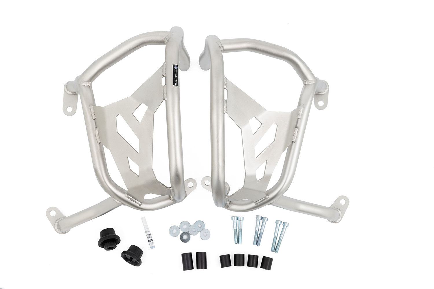 Wunderlich Engine Protection Bar Ultimate Va | Silver - Pyramid Motorcycle Accessories