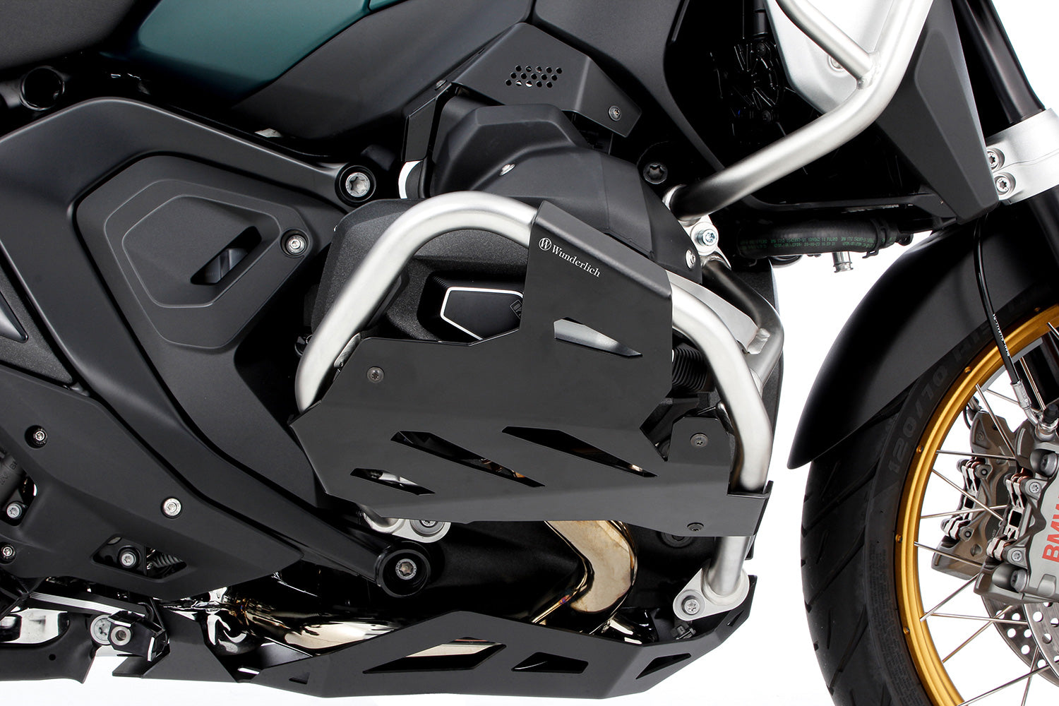 Wunderlich Cylinder Head Protection for Original Engine | R 1300 GS | Black - Pyramid Motorcycle Accessories