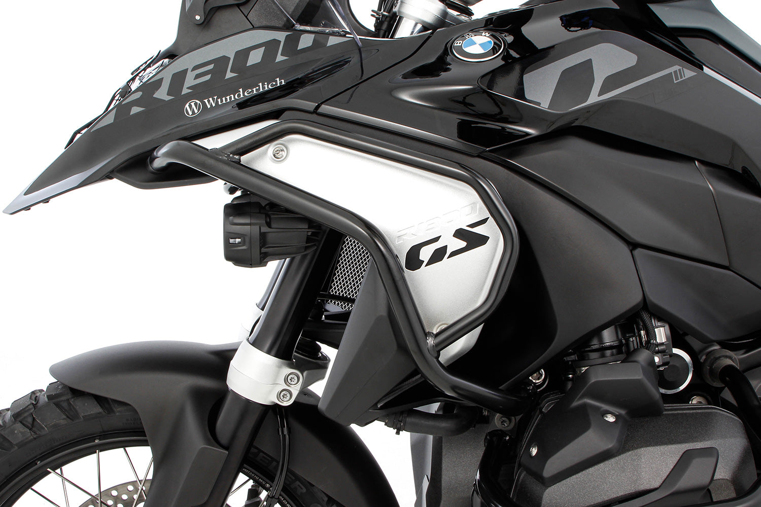 Wunderlich Cylinder Head Protection for Original Engine | R 1300 GS | Black - Pyramid Motorcycle Accessories
