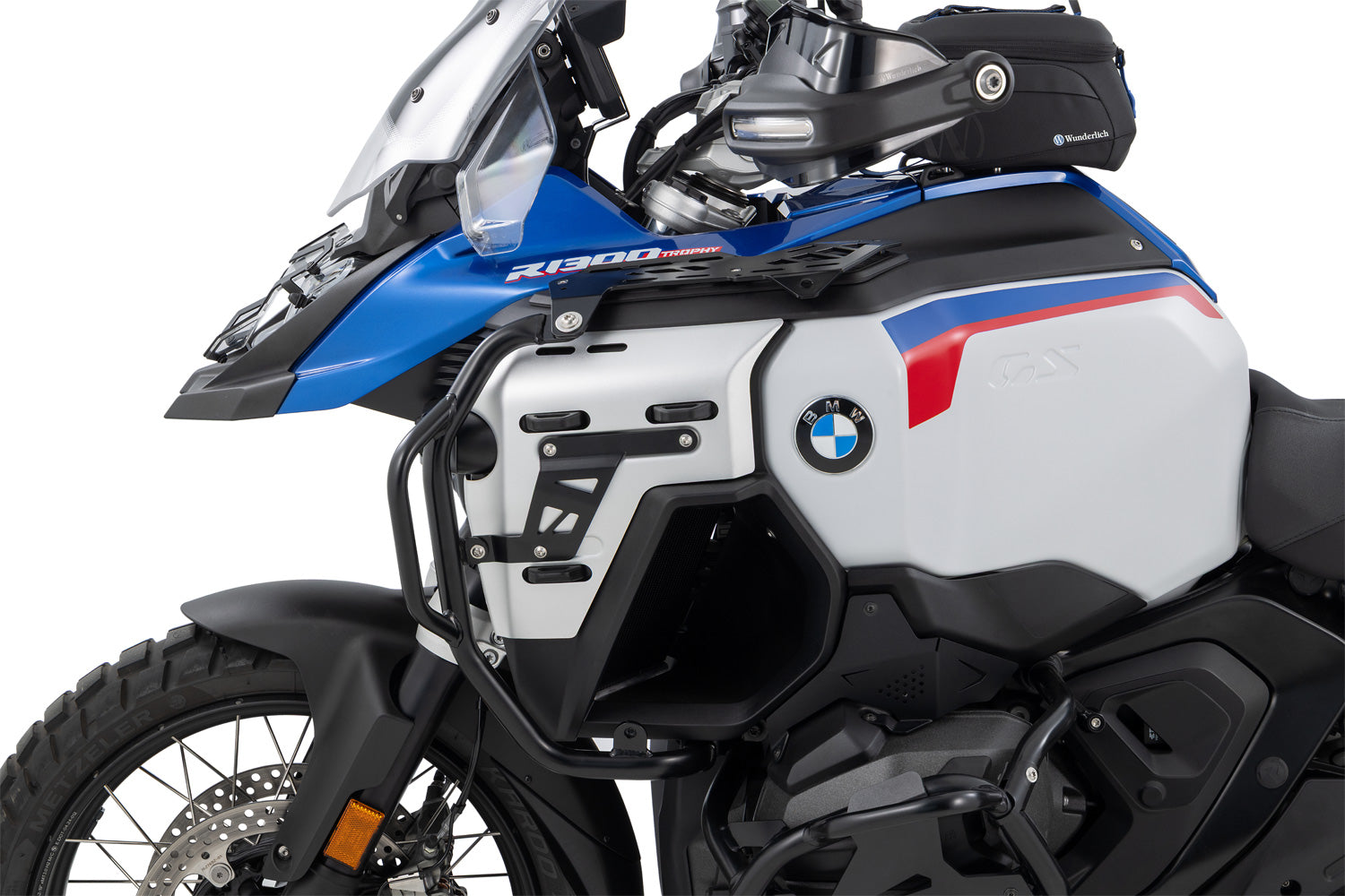 Wunderlich Tank Protection Bar Ultimate Pro | Silver-Black | BMW R 1300 GS Adventure - Pyramid Motorcycle Accessories