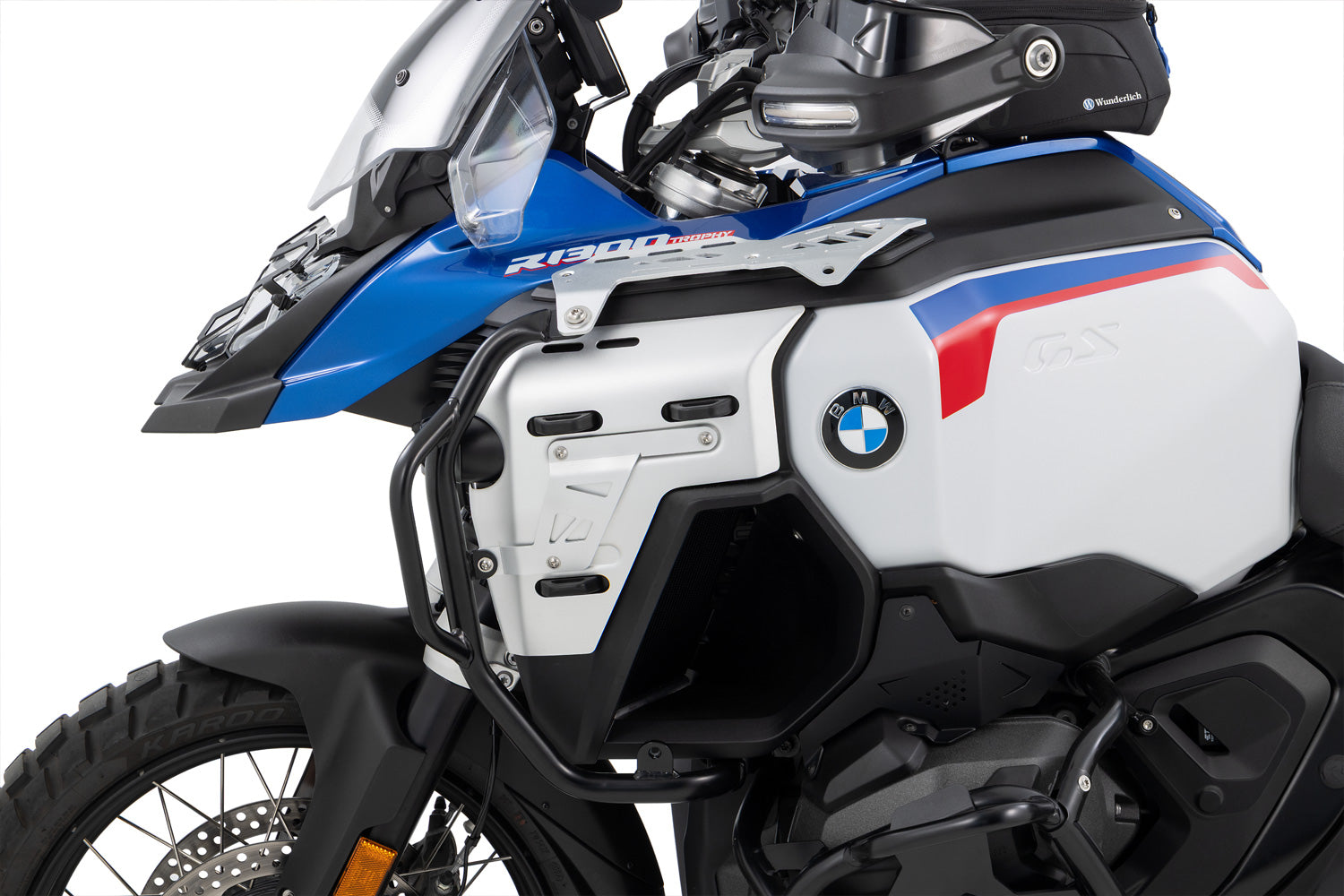 Wunderlich Ultimate Tank Protection Bar | Black-Silver | BMW R 1300 GS Adventure - Pyramid Motorcycle Accessories