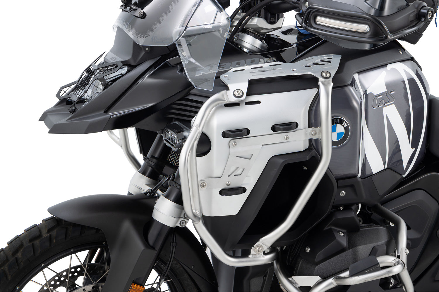 Wunderlich Reinforcement Bar For Tank Protection Ultimate | Silver | BMW R 1300 GS Adventure - Pyramid Motorcycle Accessories