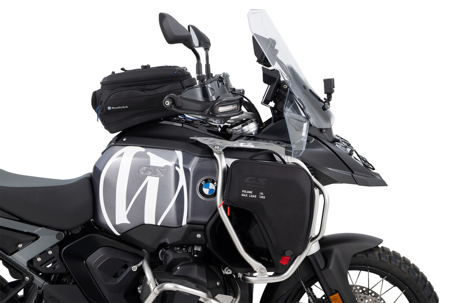 Wunderlich Tank Protection Bar Ultimate Pro | Black | BMW R 1300 GS Adventure - Pyramid Motorcycle Accessories