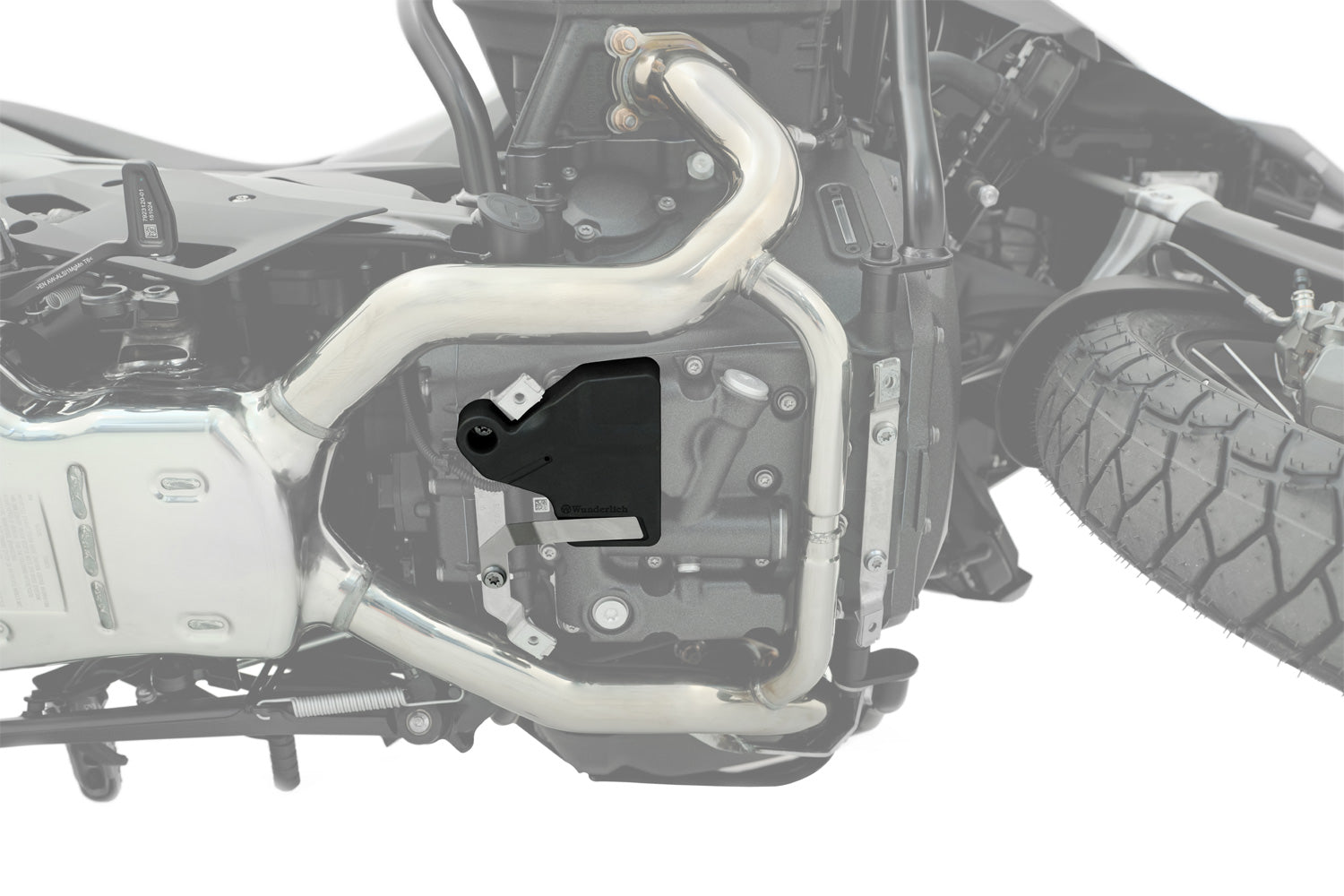Wunderlich Oil Level Sensor Guard | Black | BMW R 1300 R - Pyramid Motorcycle Accessories