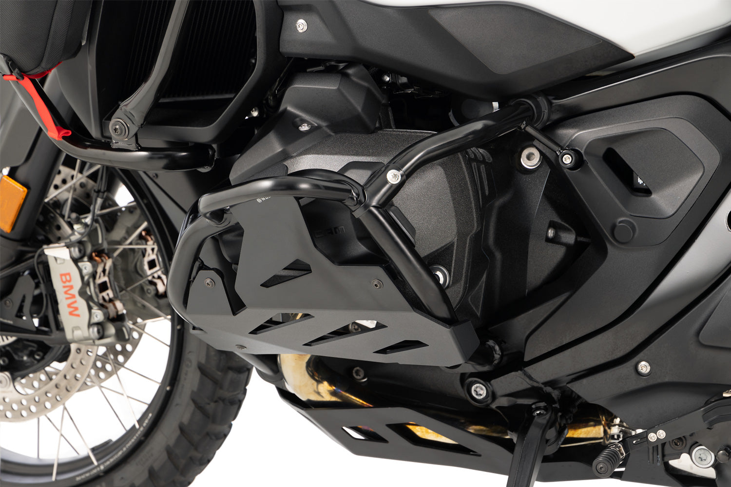 Wunderlich Reinforcement Bar For Engine Protection Bar | Black | BMW R 1300 GS - Pyramid Motorcycle Accessories