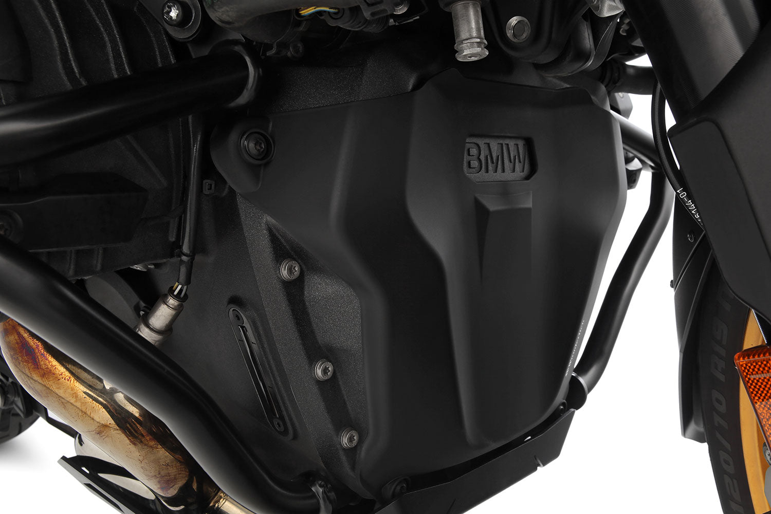 Wunderlich Motor Protection Cover Heldenbrust | R 1300 GS | Black - Pyramid Motorcycle Accessories