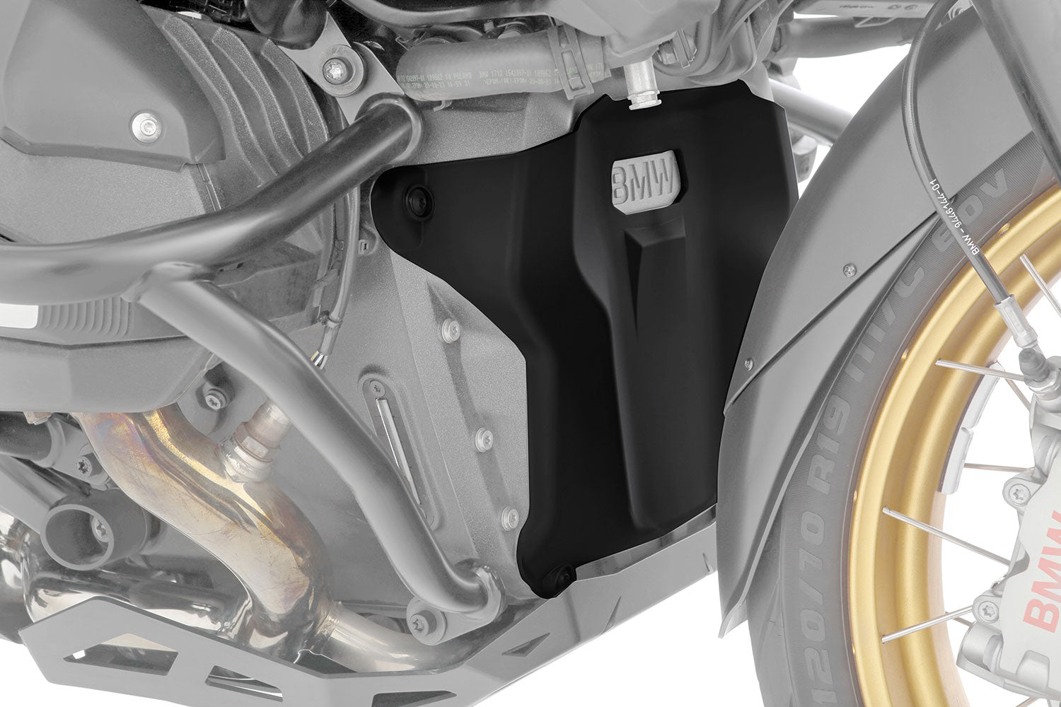 Wunderlich Motor Protection Cover Heldenbrust | R 1300 GS | Black - Pyramid Motorcycle Accessories