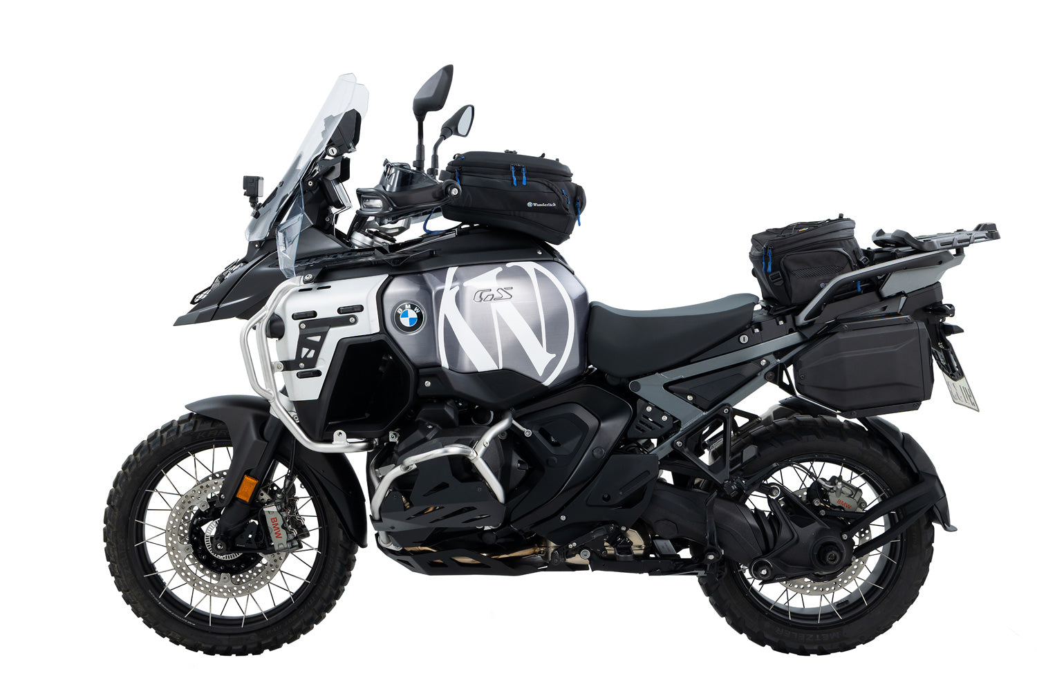 Wunderlich Toolbox Pannier Rack for Original Keys | Black | BMW R 1250 GS Adventure - Pyramid Motorcycle Accessories