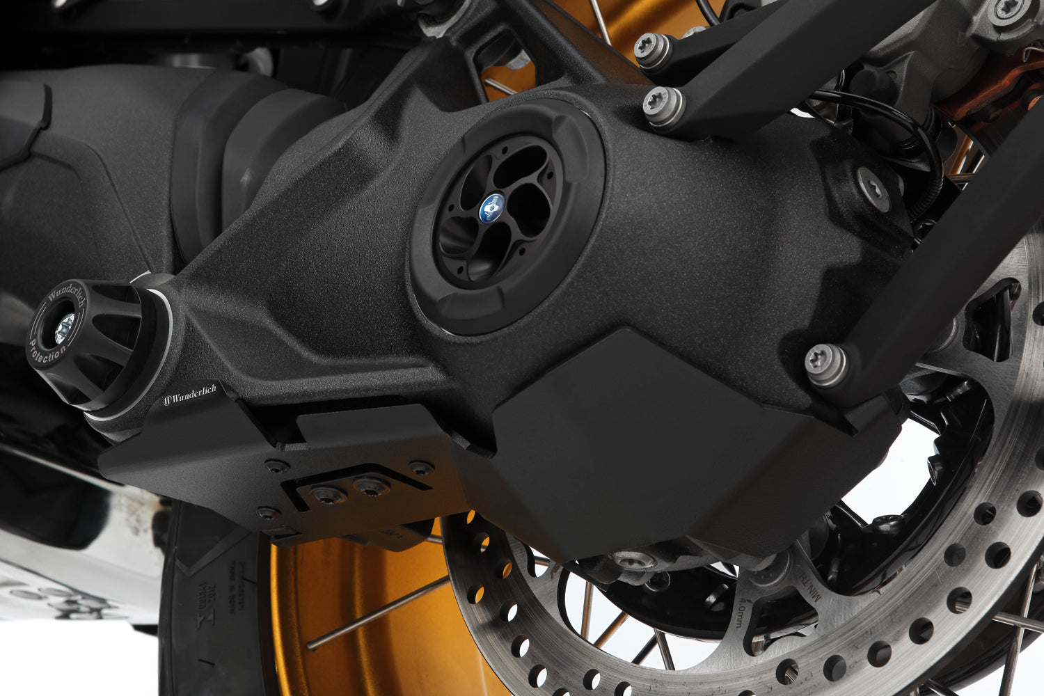 Wunderlich Oil Level Sensor Guard | R 1300 GS | Black - Pyramid Motorcycle Accessories