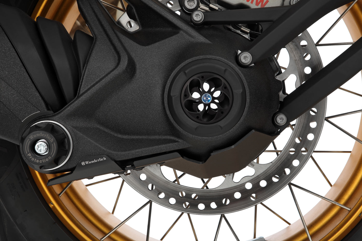 Wunderlich Oil Level Sensor Guard | R 1300 GS | Black - Pyramid Motorcycle Accessories