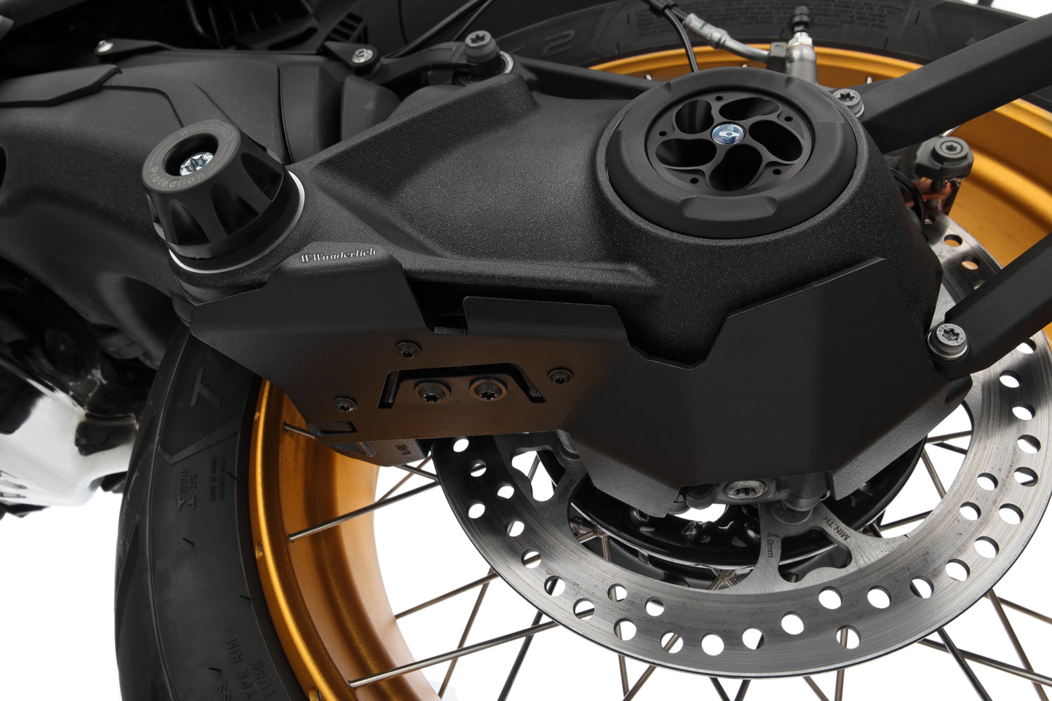 Wunderlich Oil Level Sensor Guard | R 1300 GS | Black - Pyramid Motorcycle Accessories