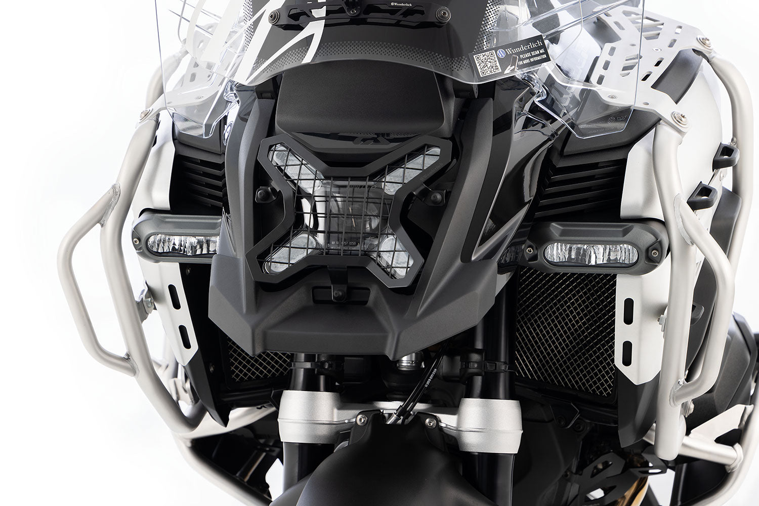 Wunderlich Headlight Protection Grill | Black | BMW R 1300 GS Adventure - Pyramid Motorcycle Accessories