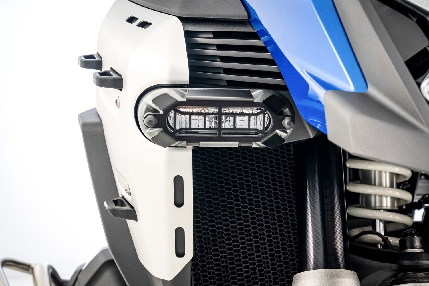 Wunderlich LED Auxiliary Light Protection Grille Set | Black | BMW R 1300 GS Adventure - Pyramid Motorcycle Accessories