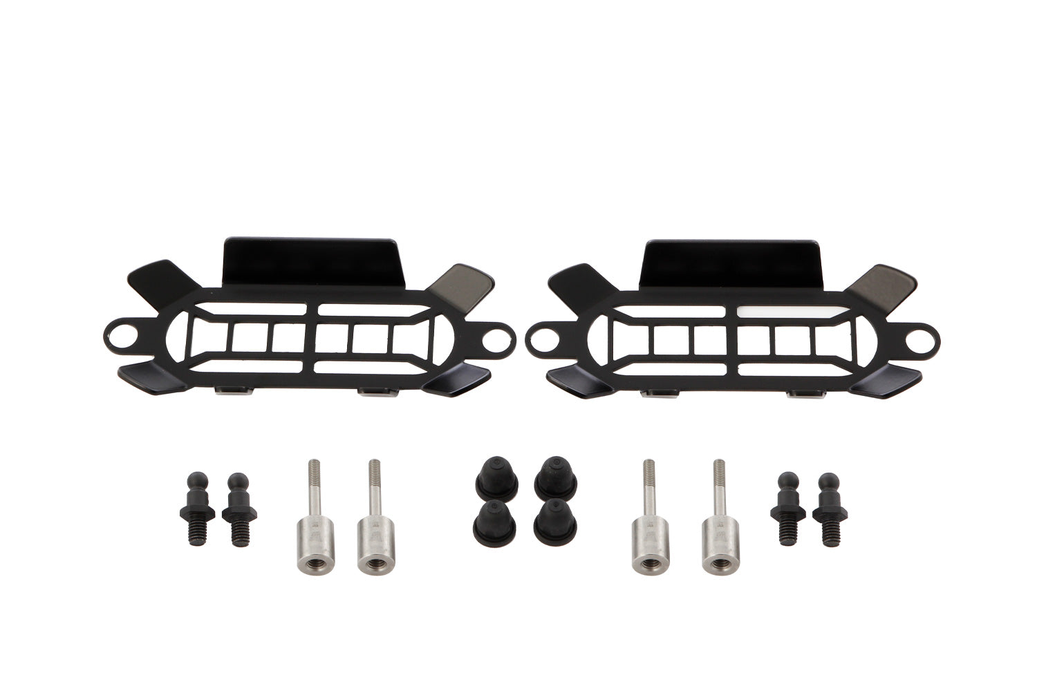 Wunderlich LED Auxiliary Light Protection Grille Set | Black | BMW R 1300 GS Adventure - Pyramid Motorcycle Accessories