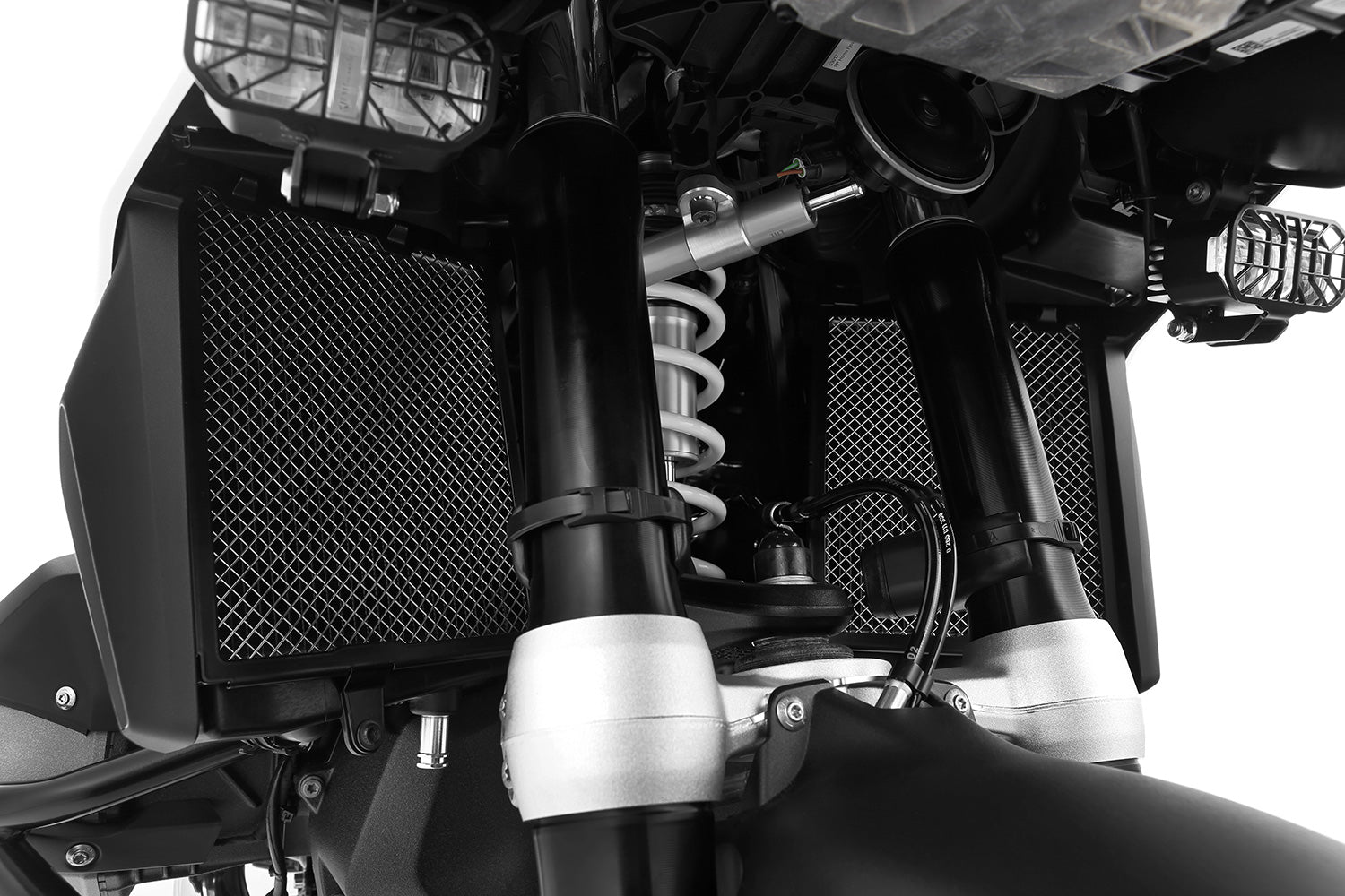 Wunderlich Radiator Guard Ultimate | R 1300 GS | Black - Pyramid Motorcycle Accessories
