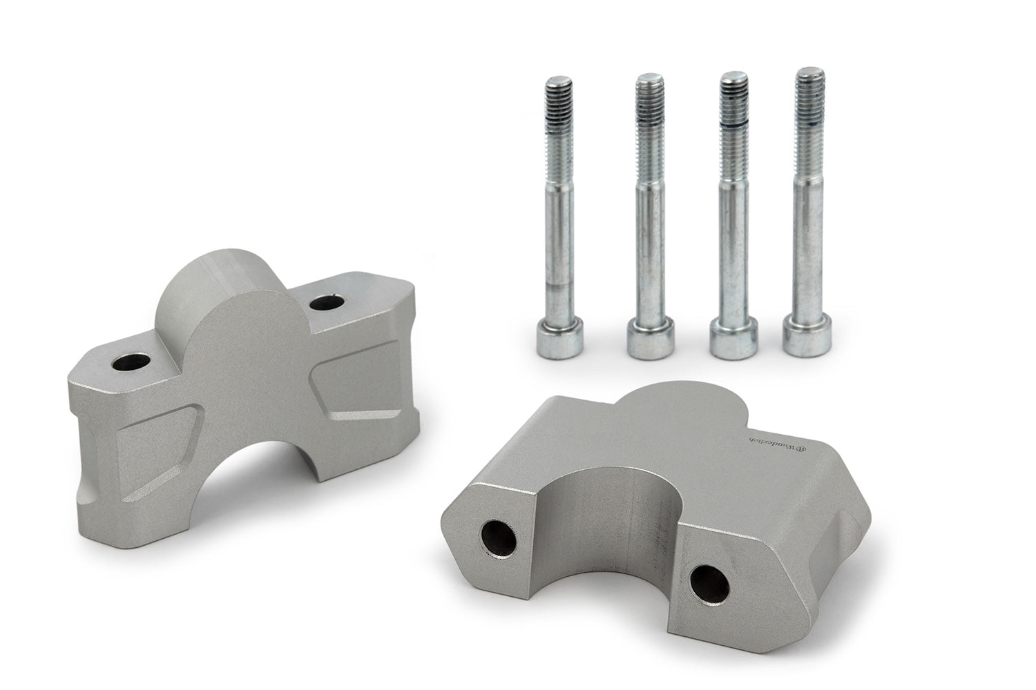 Wunderlich Handlebar Riser Ergo 40mm | R 1300 | Silver - Pyramid Motorcycle Accessories