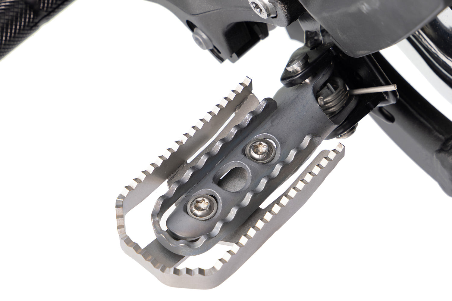Wunderlich Footrest Enlargement Road | Black - Pyramid Motorcycle Accessories