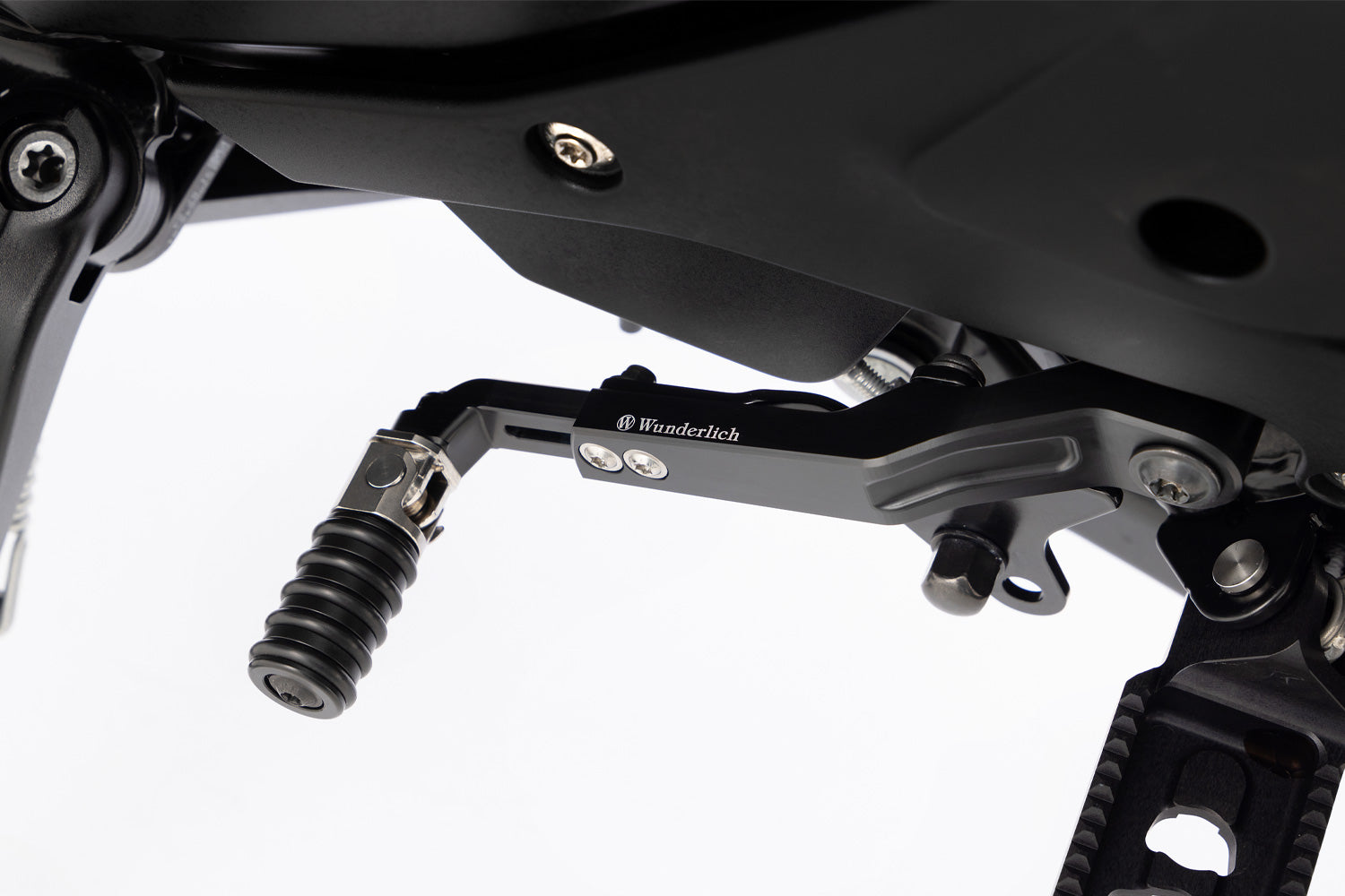 Wunderlich Adjustable Gear Shift Clever Lever | R 1300 GS | Black - Pyramid Motorcycle Accessories