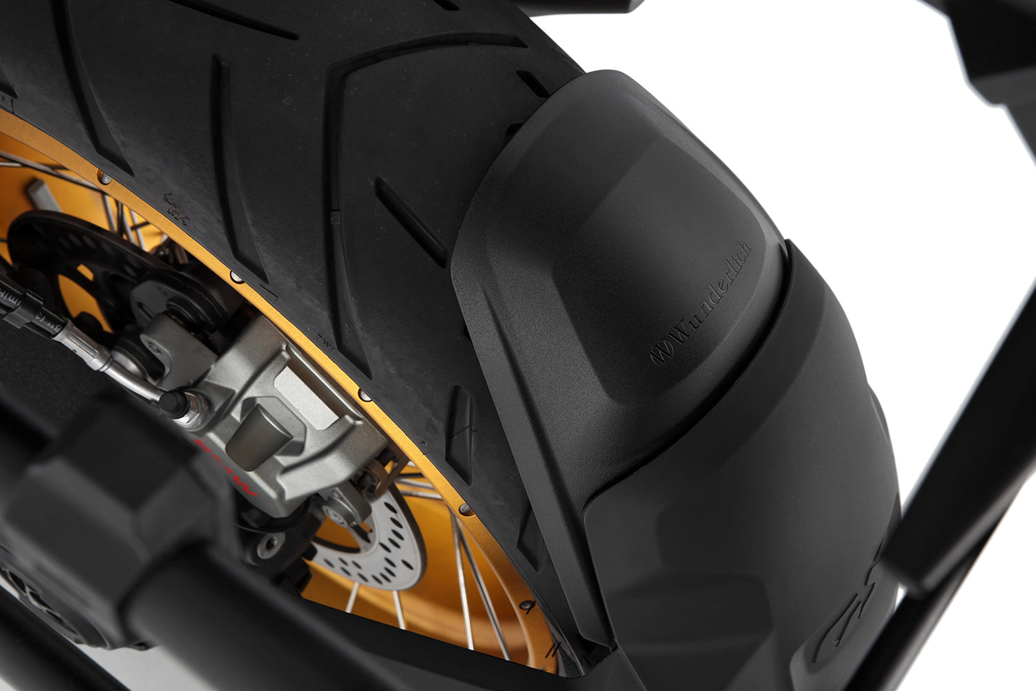 Wunderlich Extension of Rear Wheel Cover | R 1300 GS | Black - Pyramid Motorcycle Accessories