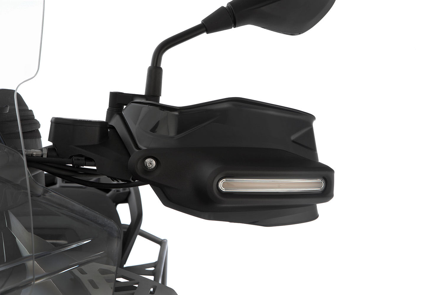 Wunderlich Hand Protector Extension ERGO | Black | BMW R 1300 GSΒ -Β Β Pyramid Motorcycle Accessories