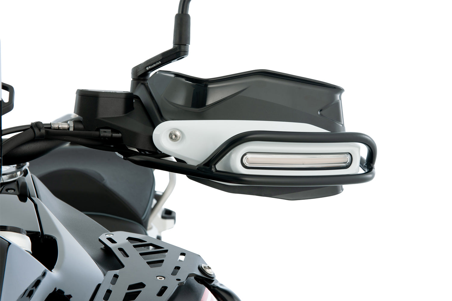 Wunderlich Mounting Kit for Indicator Hand Guard Bracket | R 1300 GS | Black - Pyramid Motorcycle Accessories