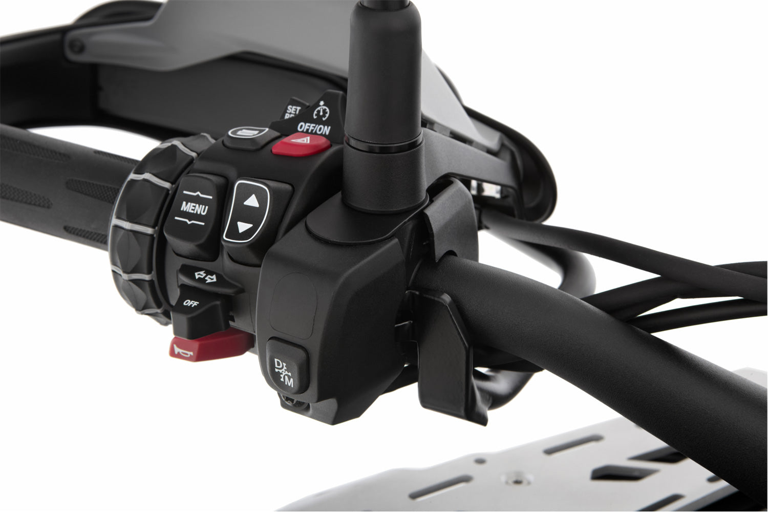 Wunderlich Mounting Kit for Indicator Hand Guard Bracket | R 1300 GS | Black - Pyramid Motorcycle Accessories