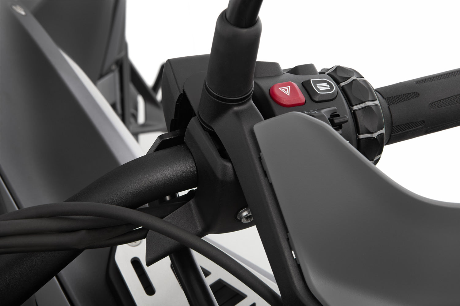 Wunderlich Mounting Kit for Indicator Hand Guard Bracket | R 1300 GS | Black - Pyramid Motorcycle Accessories