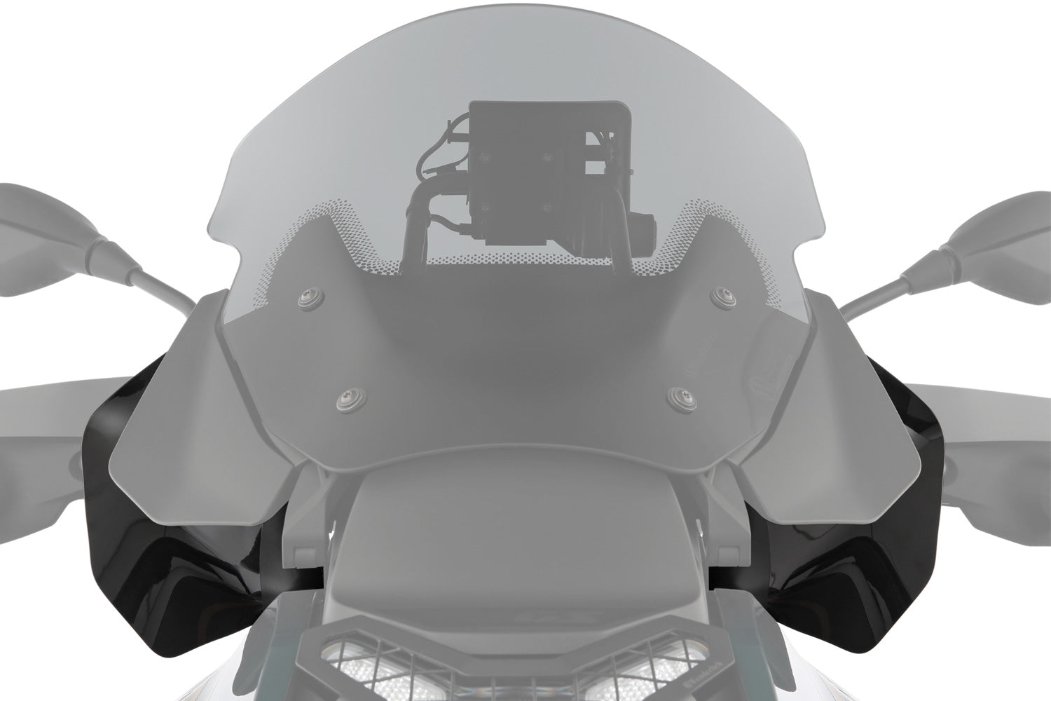 Wunderlich Wind Deflector | R 1300 GS | Black - Pyramid Motorcycle Accessories