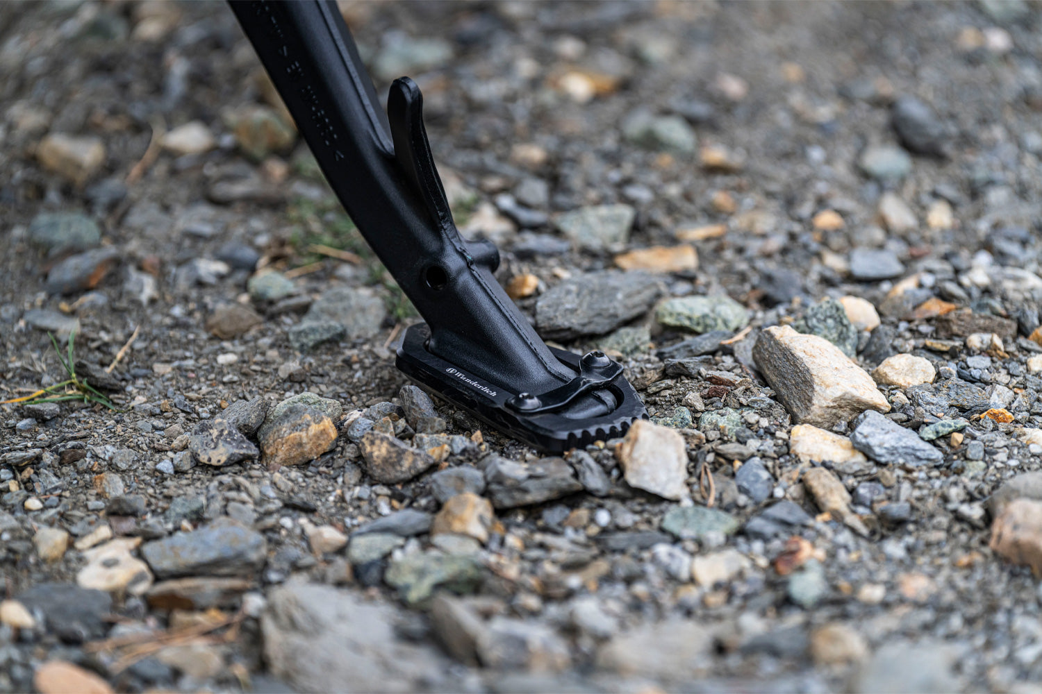 Wunderlich Side Stand Enlarged Support | R 1300 GS | Black - Pyramid Motorcycle Accessories