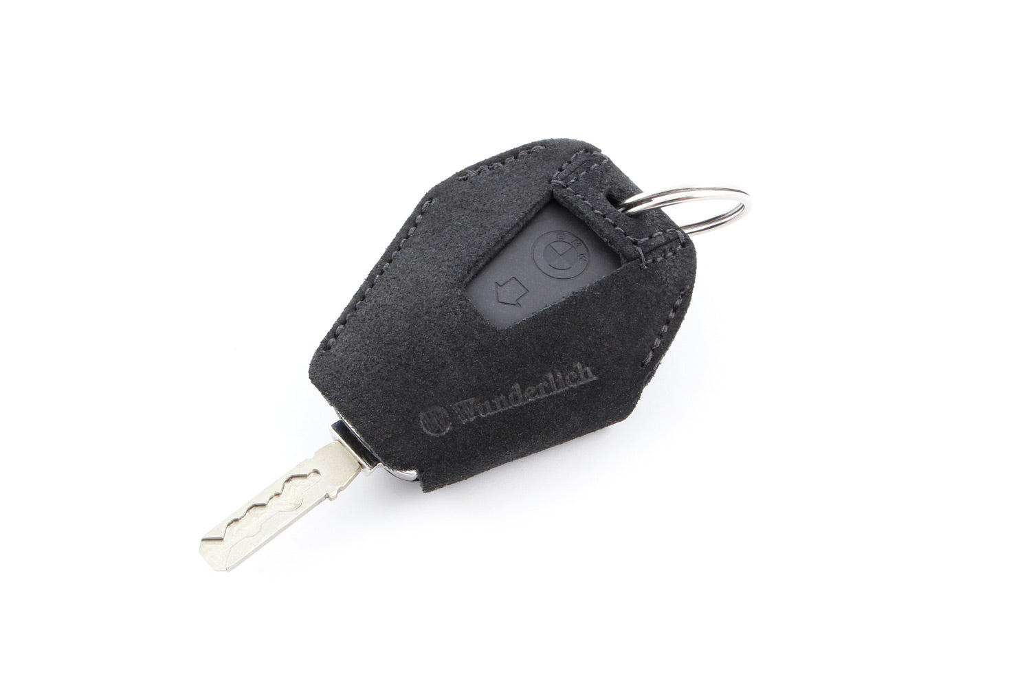 Wunderlich Keyless Ride Key Pouch Genuine Leather | Black | BMW R 12 - Pyramid Motorcycle Accessories
