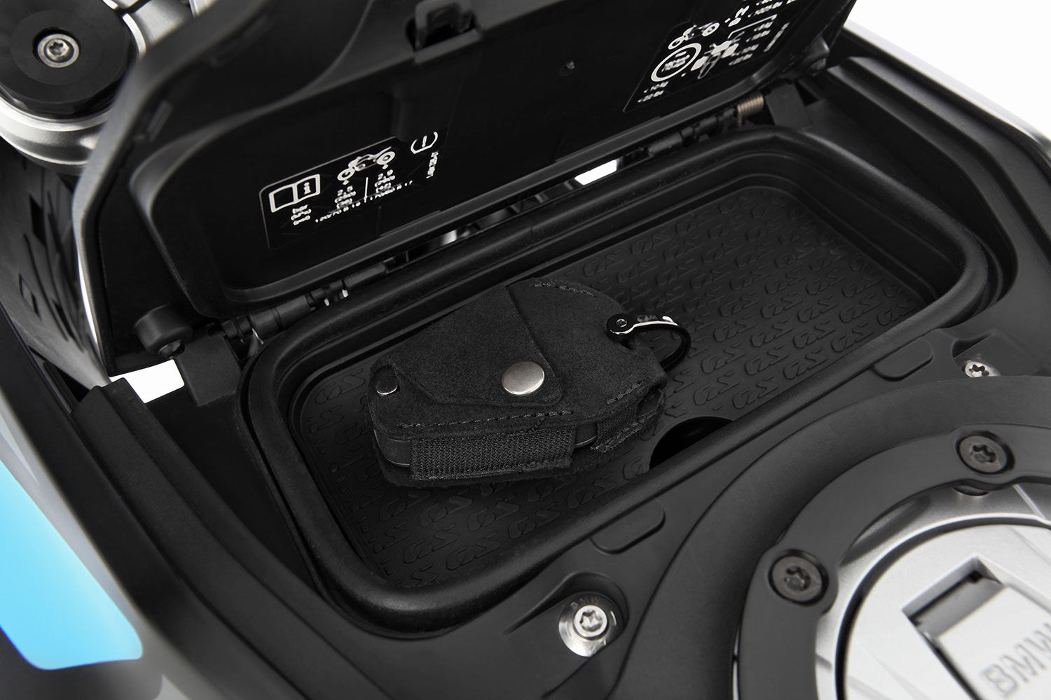 Wunderlich Keyless Ride Key Pouch Genuine Leather | Black | BMW R 12 - Pyramid Motorcycle Accessories