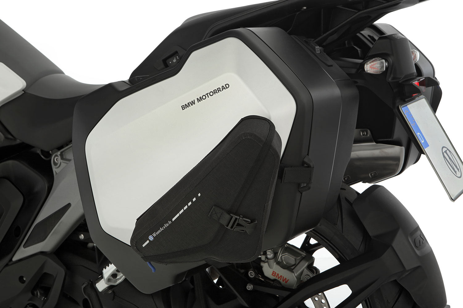 Wunderlich Pipe Mounting For Mammut Side Bags | Black | BMW R nineT - Pyramid Motorcycle Accessories