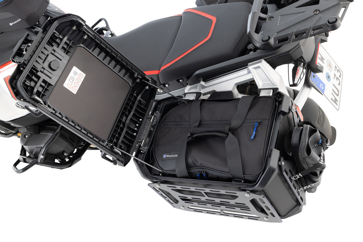 Wunderlich Toploader Inner Bags For Original Cases Set | Black | BMW R 1300 GS Adventure - Pyramid Motorcycle Accessories