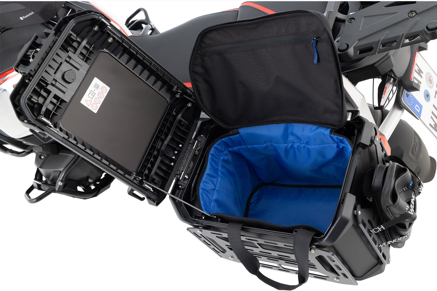 Wunderlich Toploader Inner Bags For Original Cases Set | Black | BMW R 1300 GS Adventure - Pyramid Motorcycle Accessories