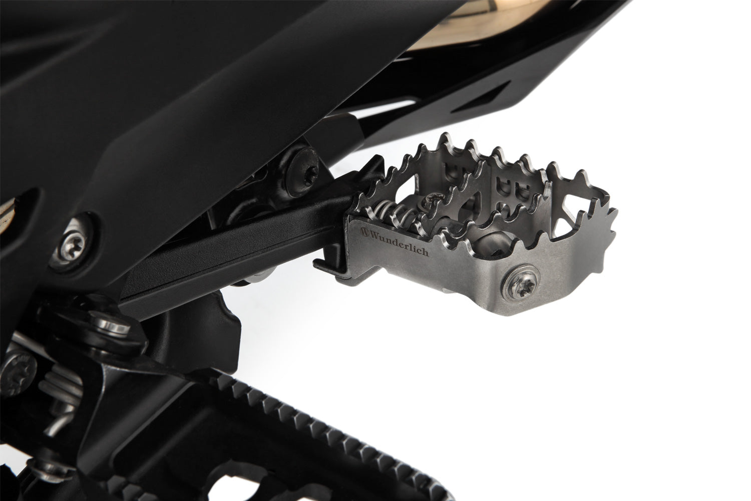 Wunderlich Enduro Brake Lever Enlargement | Silver - Pyramid Motorcycle Accessories