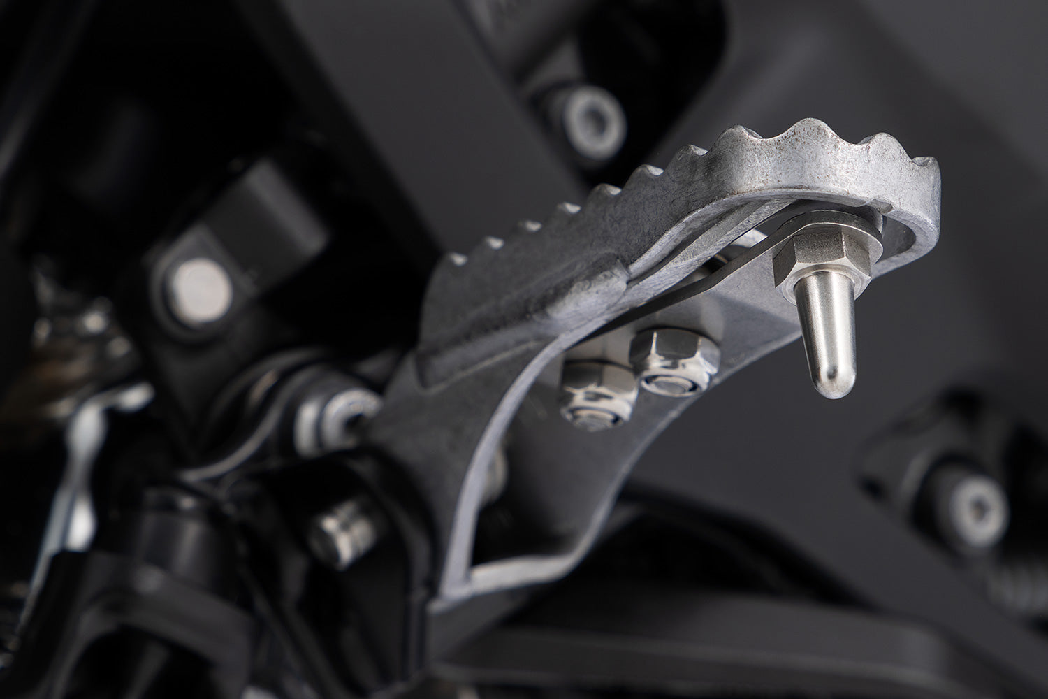 Wunderlich Lean Angle Indicators For Original Footrests | R 1300 Gs | Silver - Pyramid Motorcycle Accessories