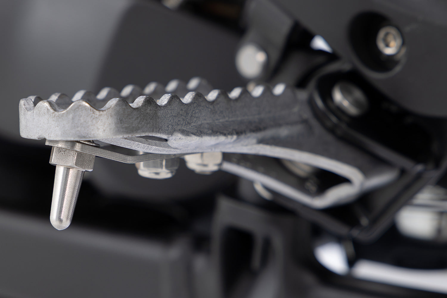 Wunderlich Lean Angle Indicators For Original Footrests | R 1300 Gs | Silver - Pyramid Motorcycle Accessories