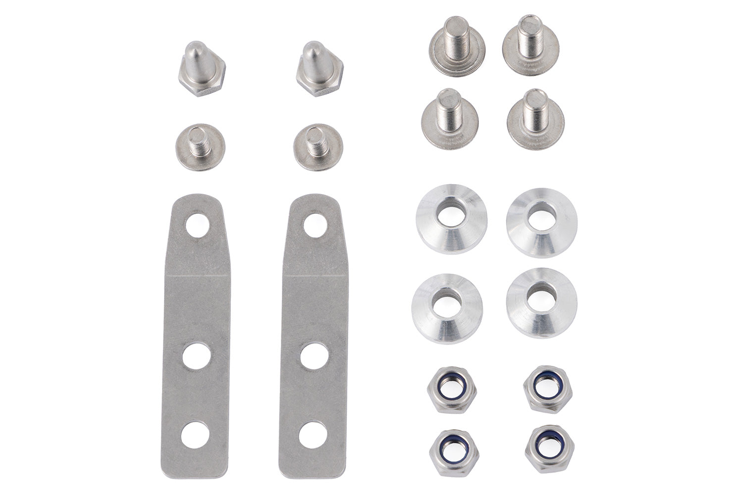 Wunderlich Lean Angle Indicators For Original Footrests | R 1300 Gs | Silver - Pyramid Motorcycle Accessories