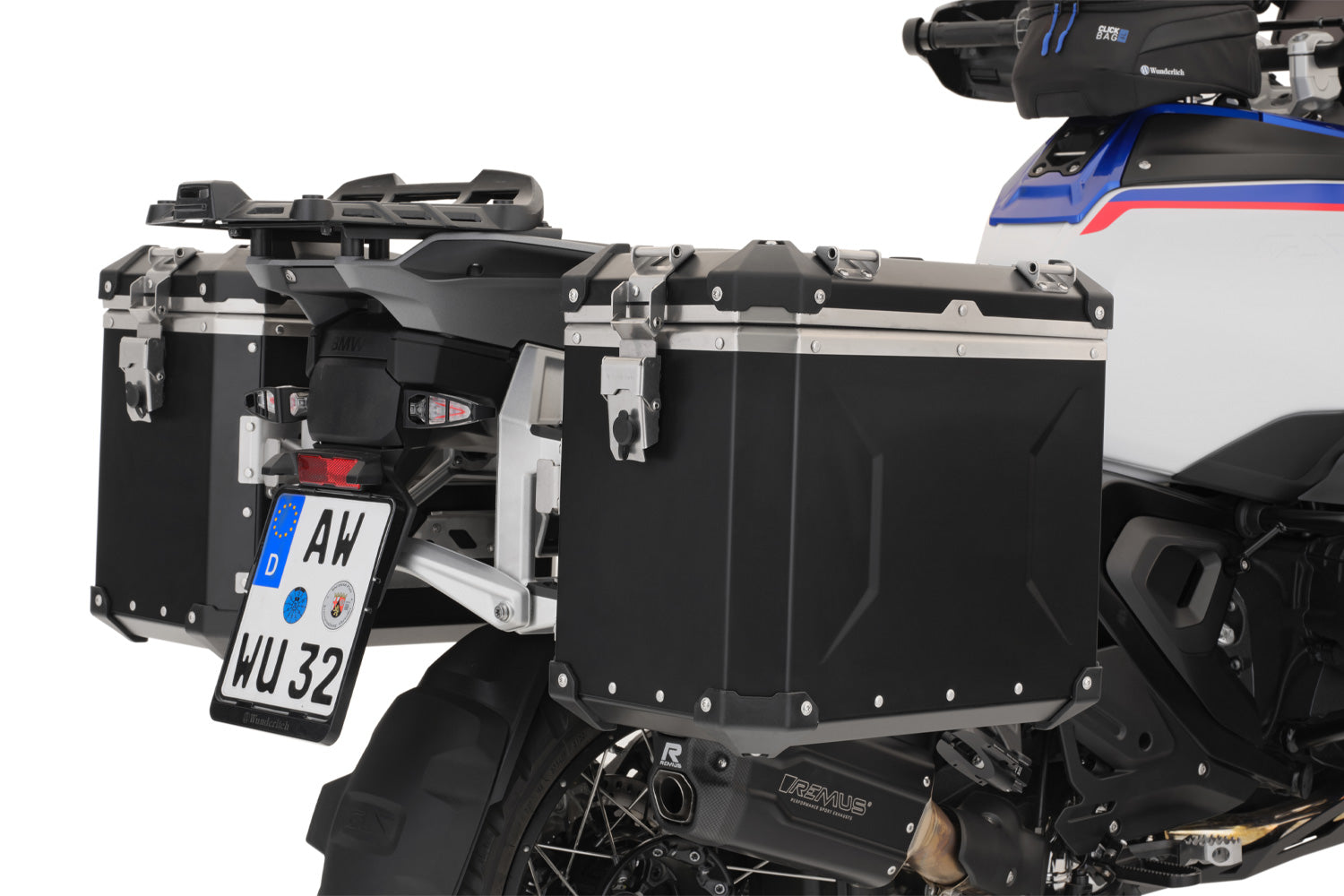 Wunderlich Case Set Extreme Directlock R 1300 GS Adventure | Aluminum - Pyramid Motorcycle Accessories