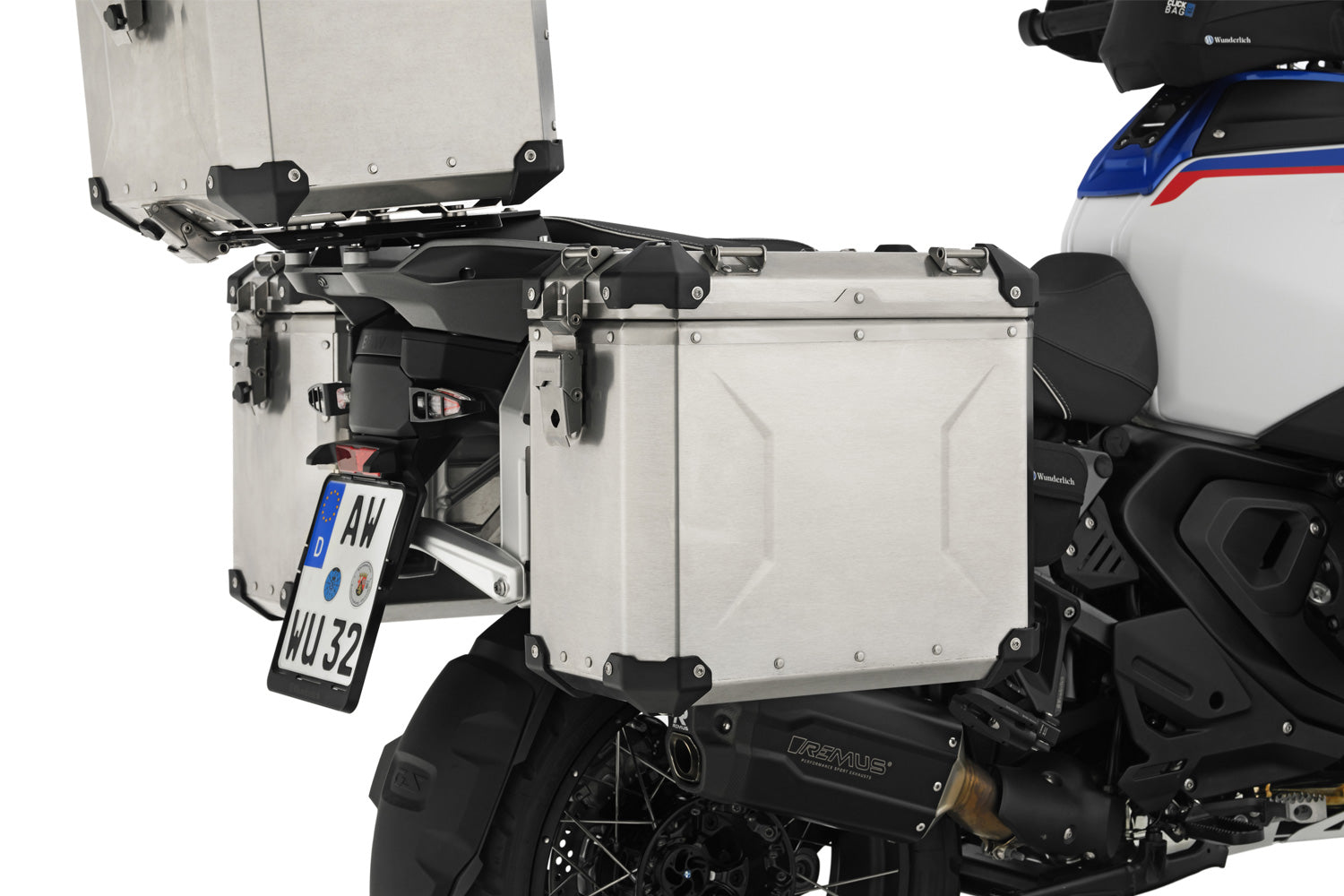 Wunderlich Pannier X-Rack Light Directlock | Black | BMW R 1300 GS Adventure - Pyramid Motorcycle Accessories