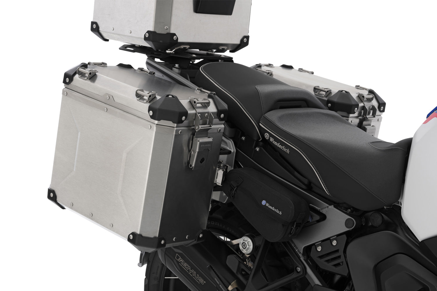 Wunderlich Pannier X-Rack Light Directlock | Black | BMW R 1300 GS Adventure - Pyramid Motorcycle Accessories