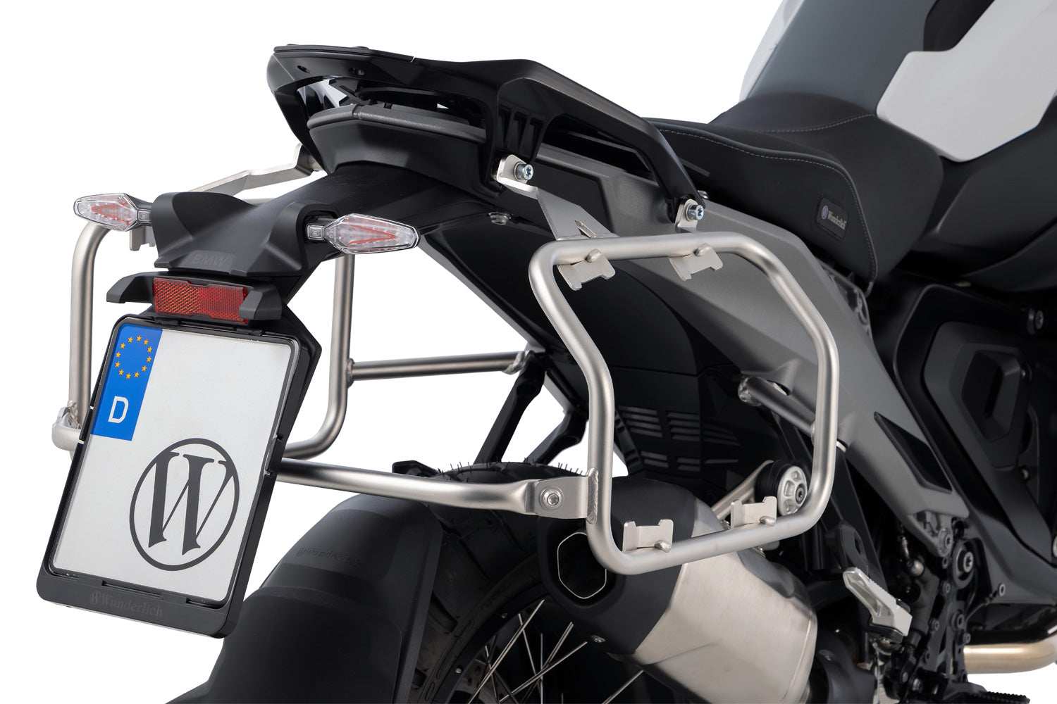 Wunderlich Unirack Case Carrier | Silver | BMW R 1300 GS Adventure - Pyramid Motorcycle Accessories